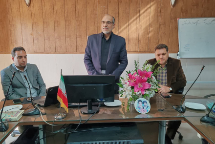 جشن بازنشستگی آقای سید محمد موسوی مسئول واحد مبارزه با بیماریها 