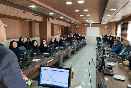 جشن بازنشستگی آقای سید محمد موسوی مسئول واحد مبارزه با بیماریها 