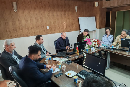 جشن بازنشستگی آقای سید محمد موسوی مسئول واحد مبارزه با بیماریها 