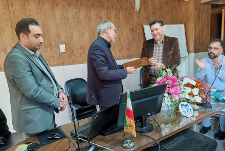 جشن بازنشستگی آقای سید محمد موسوی مسئول واحد مبارزه با بیماریها 