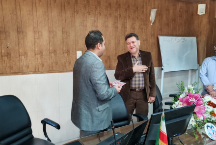 جشن بازنشستگی آقای سید محمد موسوی مسئول واحد مبارزه با بیماریها 