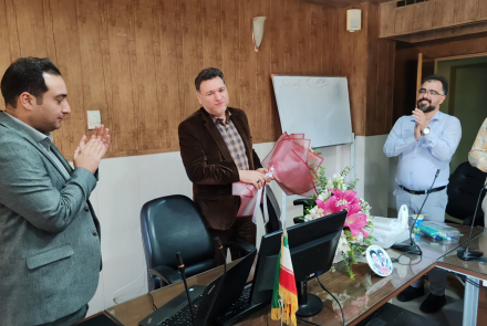 جشن بازنشستگی آقای سید محمد موسوی مسئول واحد مبارزه با بیماریها 