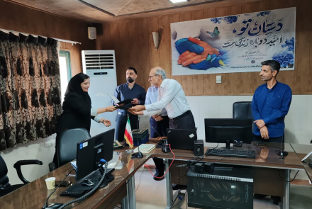 آیین گرامیداشت روز پزشک در شبکه بهداشت و درمان مبارکه 