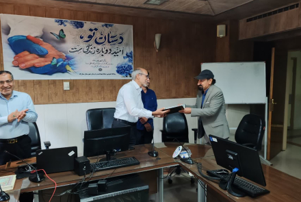 آیین گرامیداشت روز پزشک در شبکه بهداشت و درمان مبارکه 