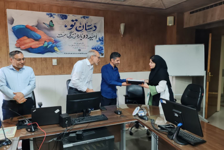 آیین گرامیداشت روز پزشک در شبکه بهداشت و درمان مبارکه 