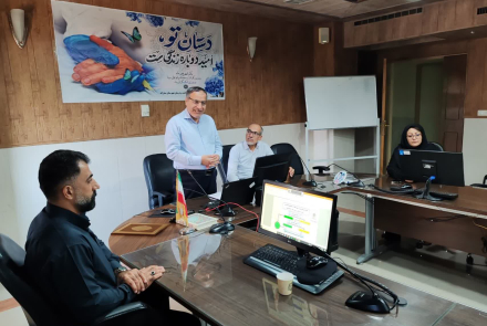آیین گرامیداشت روز پزشک در شبکه بهداشت و درمان مبارکه 